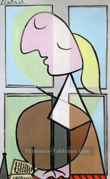  femme - Buste de femme profil 1932 cubisme Pablo Picasso